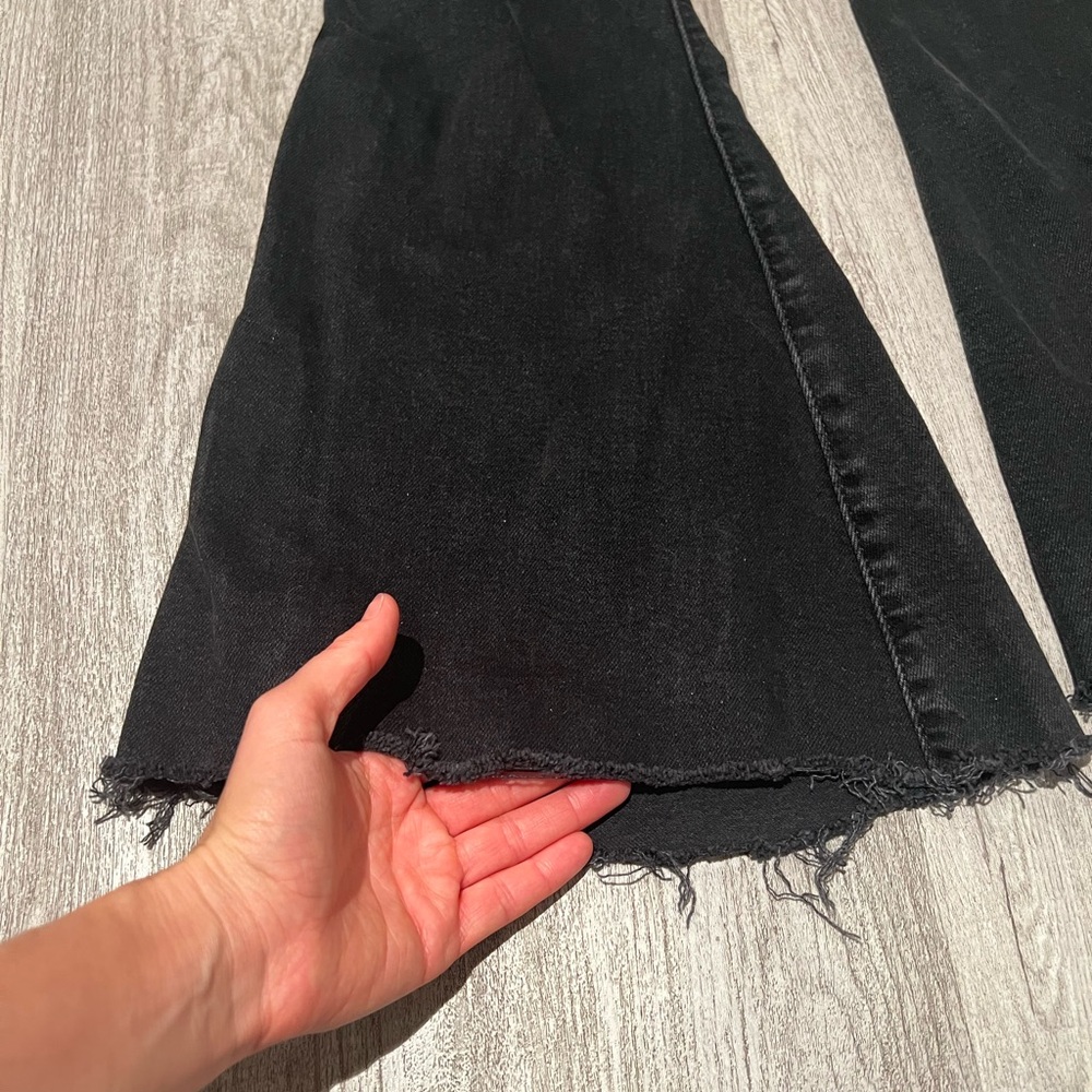 Forever 21 XS faded black bellbottom jeans - Picture 15 of 16